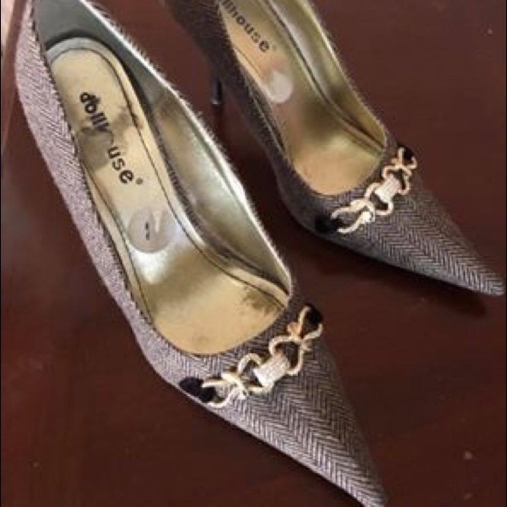 Bandolino Tweed pump size 8